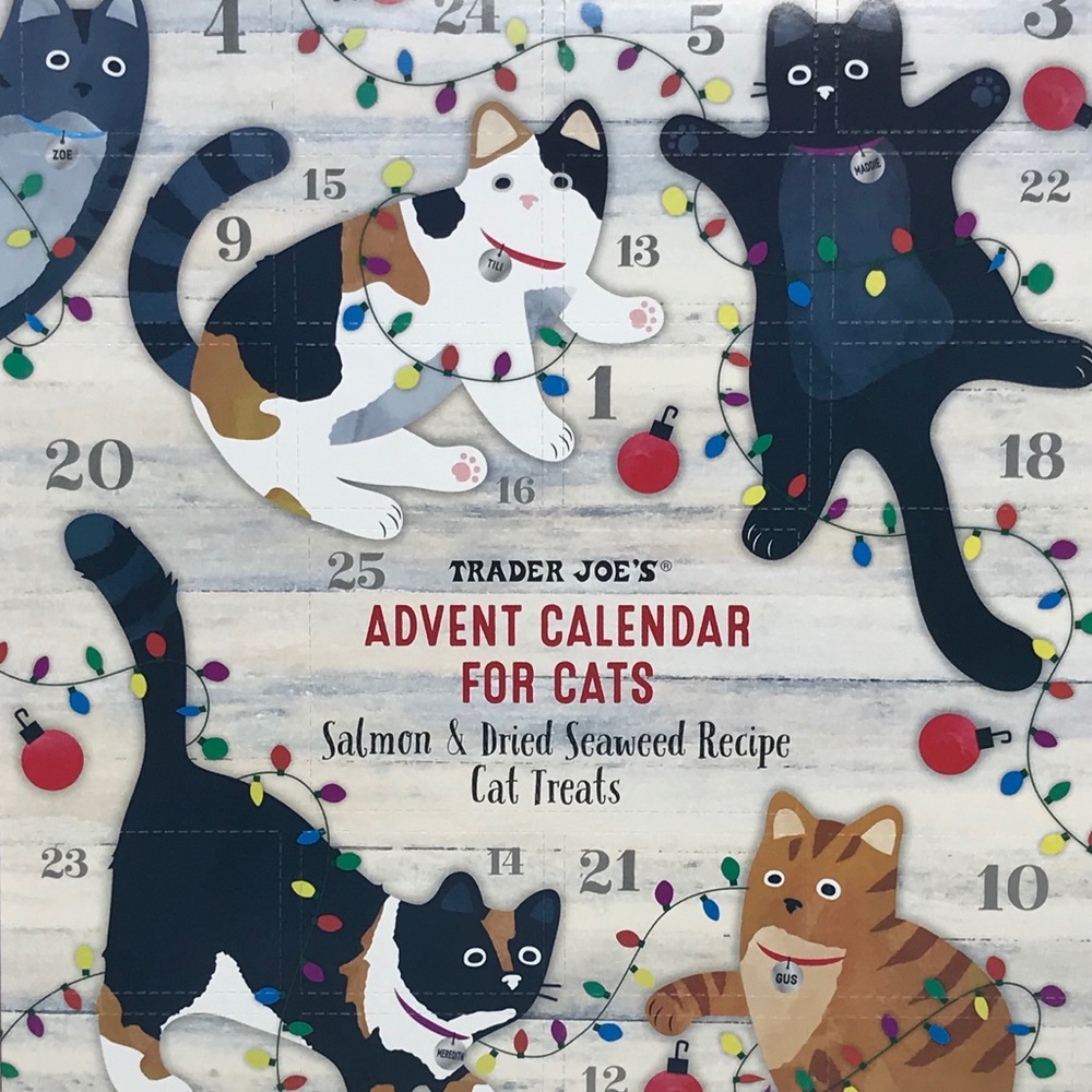 Trader Joe’s Cat Treat Calendar